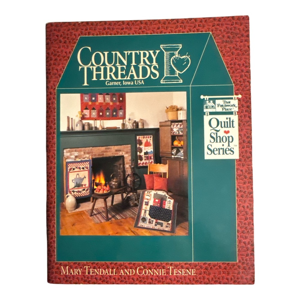 Country Threads Quilt Shop Series book patterns Patchwork Place 1992